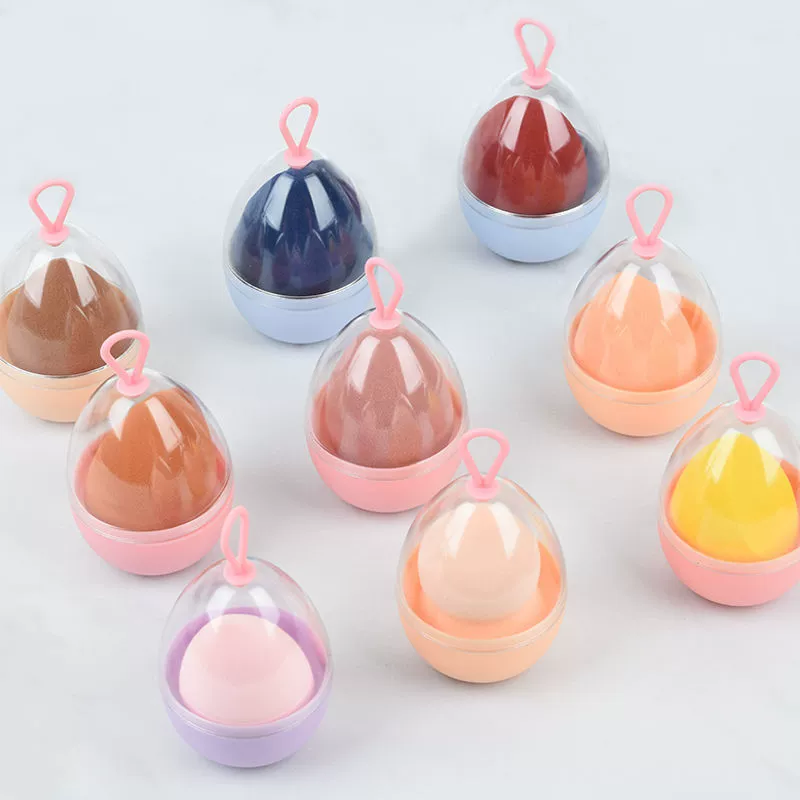 Makeup primer drop-shaped, small cosmetic sponge