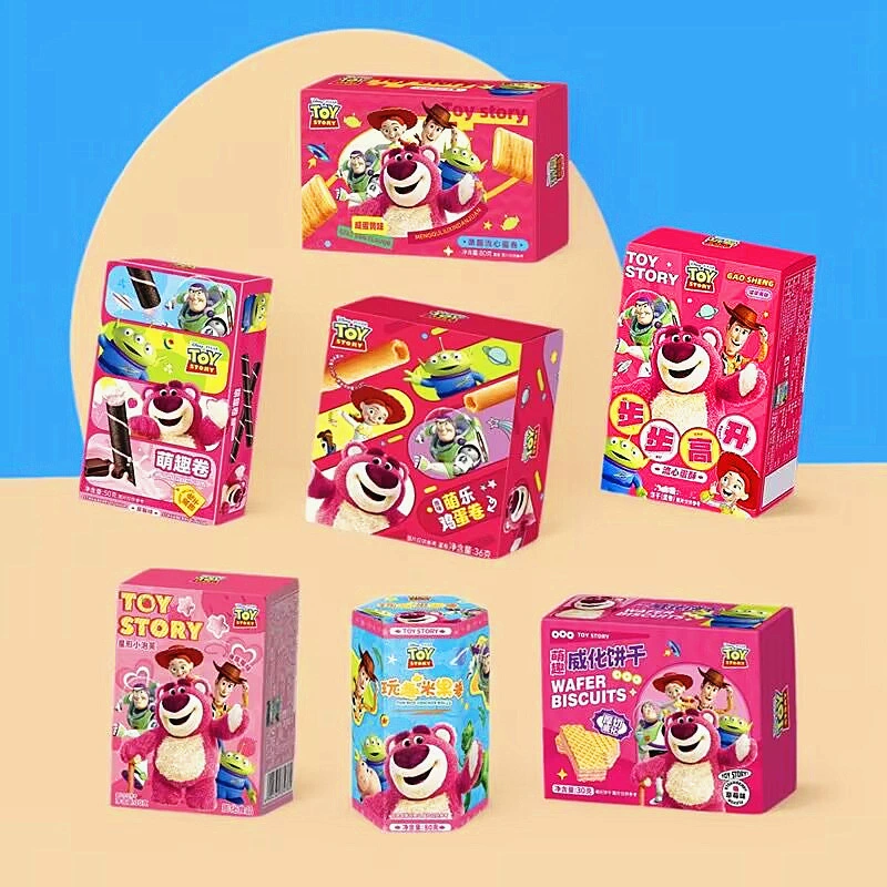 Печенье-бисквит Strawberries Bear Hamasaki Wafer Jelly Omelet Rice Crackers Baby Birthday Souvenir Snacks