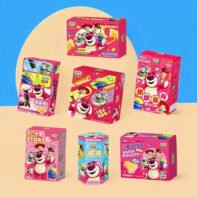 Печенье-бисквит Strawberries Bear Hamasaki Wafer Jelly Omelet Rice Crackers Baby Birthday Souvenir Snacks