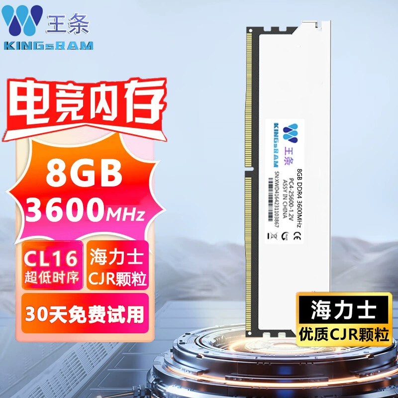 Desktop Memory KINGsRAM DDR3 / DDR4, 8–32 ГБ, 2666–3200 МГц (Desktop DIMM)