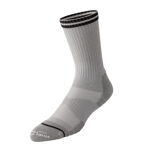 Sport's House men's mid-calf sports trendy socks are versatile for daily street wear and solid color casual socks