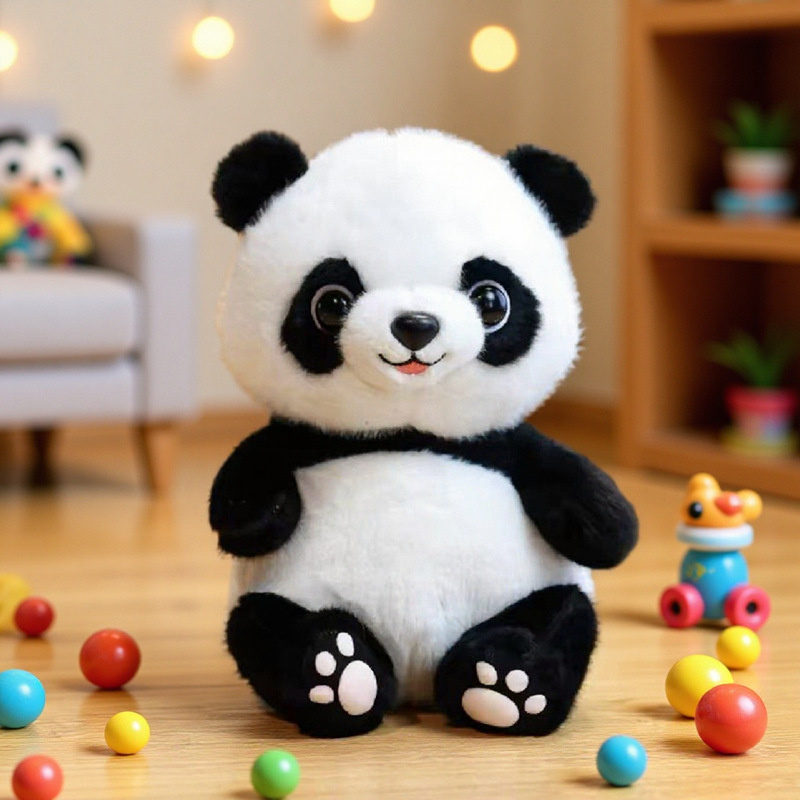 Panda Plush Toy Huahua Stuffed Animal Large Panda Doll Claw Machine Gift Mini Realistic Panda Panda Plush Toy Huahua Stuffed Animal Large Panda Doll Claw Machine Gift Mini Realistic Panda