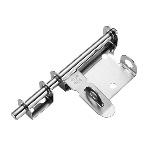 304 stainless steel thickened door latch door cow anti-theft door bolt exposed padlock wooden door buckle lock door latch old-fashioned