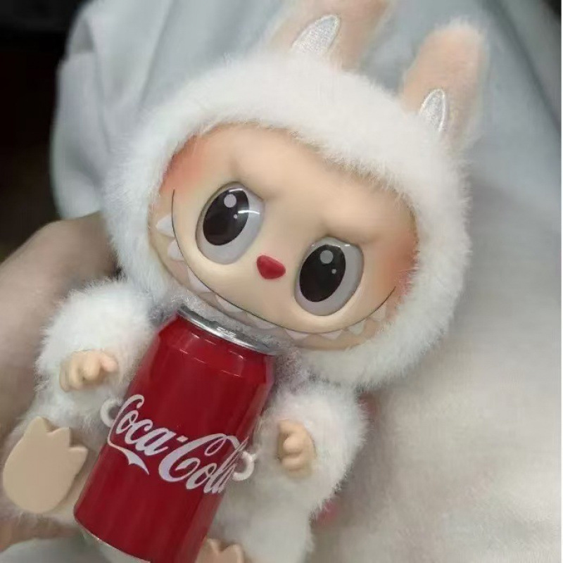 Popmartlabubu ギフトラブブビニールベビードール人形特別なトレンディなブラインドボックスコカ・コーラ|undefined