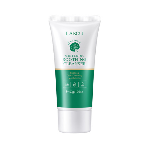 LAIKOU Centella Asiatica Facial Cleanser 50g Moisturizing and Pore Refining Facial Cleanser