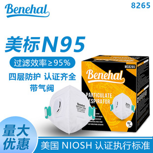 Four-layer N95 protective mask Benehal Shikang cross-border NIOSH certification US standard cup type anti-dust Amazon