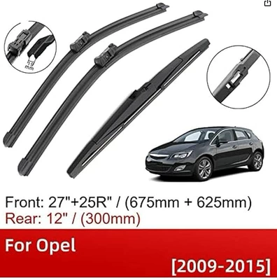 Suitable for Opel Astra J GTC 2009-2015 wiper 27 inch 25 inch 12 wiper wiper