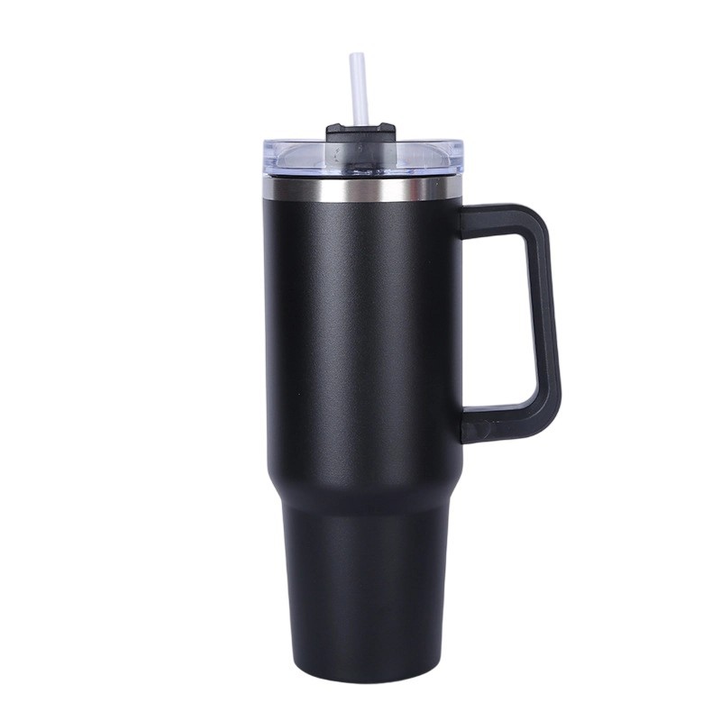 Vaso de Hielo de Alta Gama, Vaso para Auto de 40 oz, Vaso Aislado de Acero Inoxidable 304, Vaso de Agua para Auto de Gran Capacidad, Personalizable