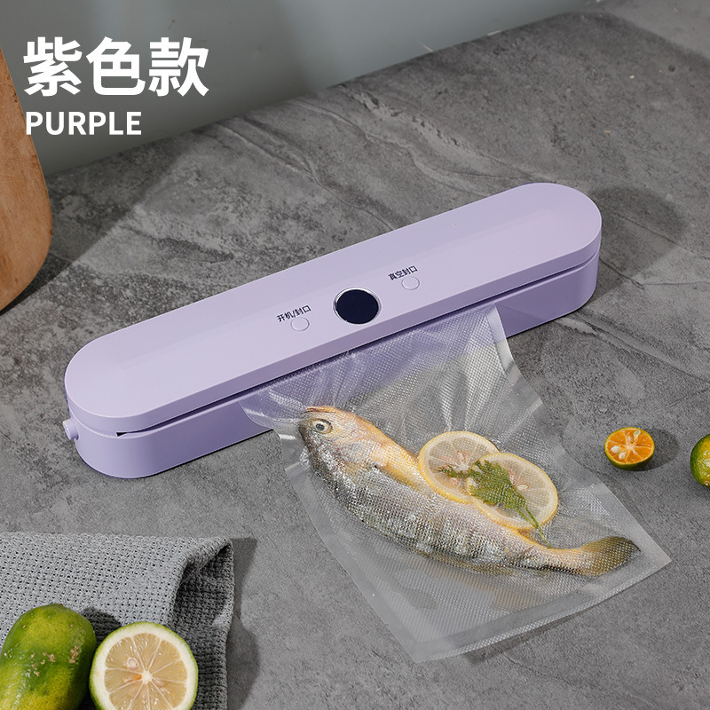 Máquina de sellado al vacío doméstico transfronterizo Máquina de envasado al vacío de cocina Máquina de sellado de alimentos portátil Máquina de conservación automática image 7