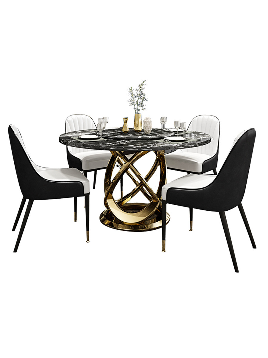 Juego de Comedor Redondo de Placa Desmontable para Restaurante y Bar