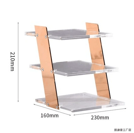 High-end transparent acrylic glasses, stand stainless steel, storage system solar-powered, sunglasses