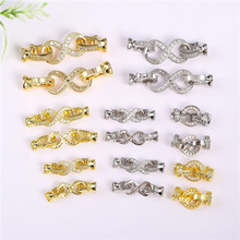 18K��ɫ��Ƕ�ʯ8����������ӿ�diyë����������β����Ʒ��ͷ