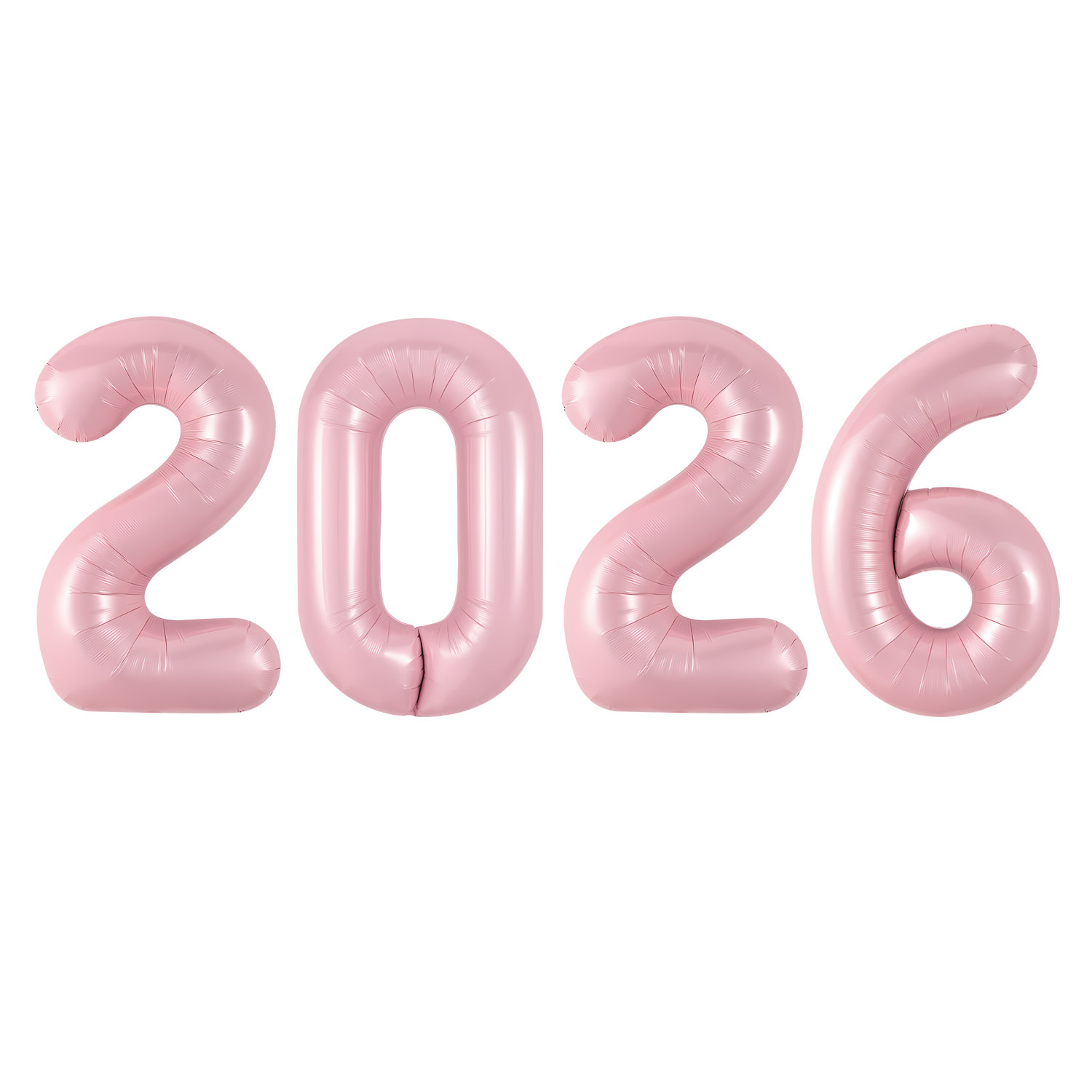 2026 globo suministros de fiesta de Año Nuevo al por mayor transfronterizo decoración de Año Nuevo diseño de película de aluminio set de globos digitales