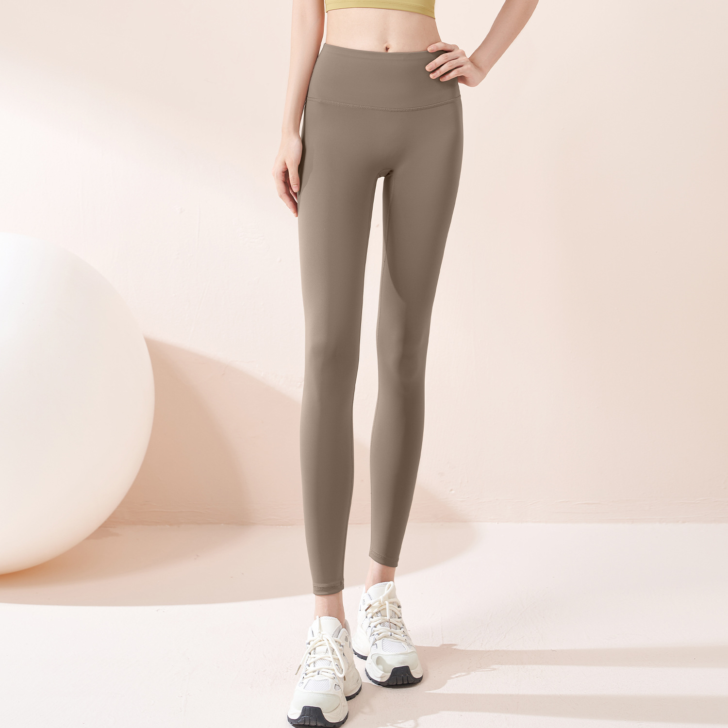 [Procesamiento personalizado] La fábrica de origen de medias deportivas de yoga melocotón muestra la selección de color del logotipo OEM