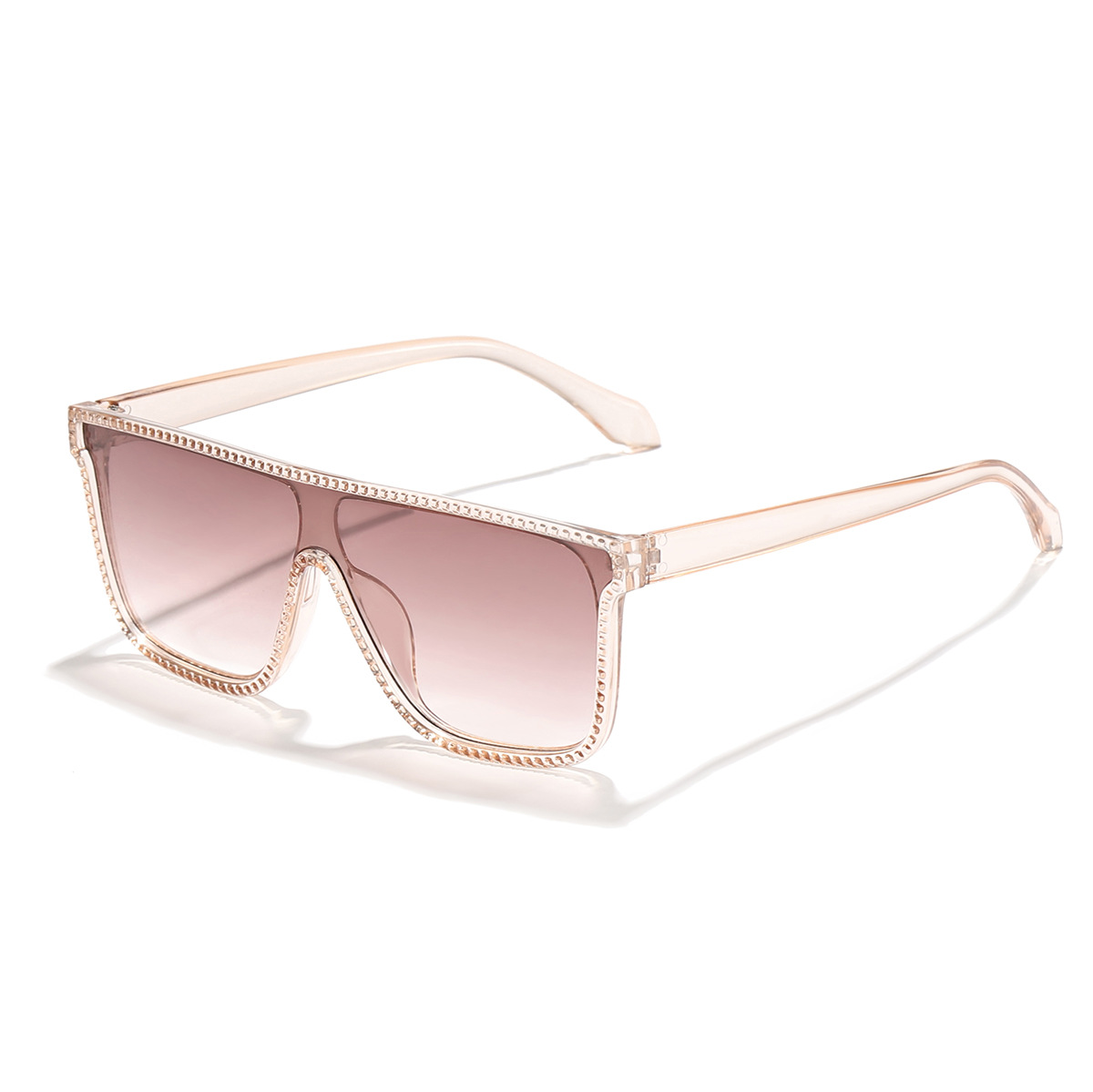 Nuevos hombres y mujeres de la misma parte superior plana elegante marco cara-mirando pequeña moda todo-fósforo gafas de sol al aire libre a prueba de sol gafas de sol