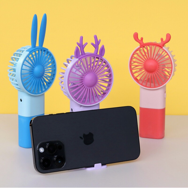 New small portable handheld fan with base small fan student mini usb charging mini fan New small portable handheld fan with base small fan student mini usb charging mini fan