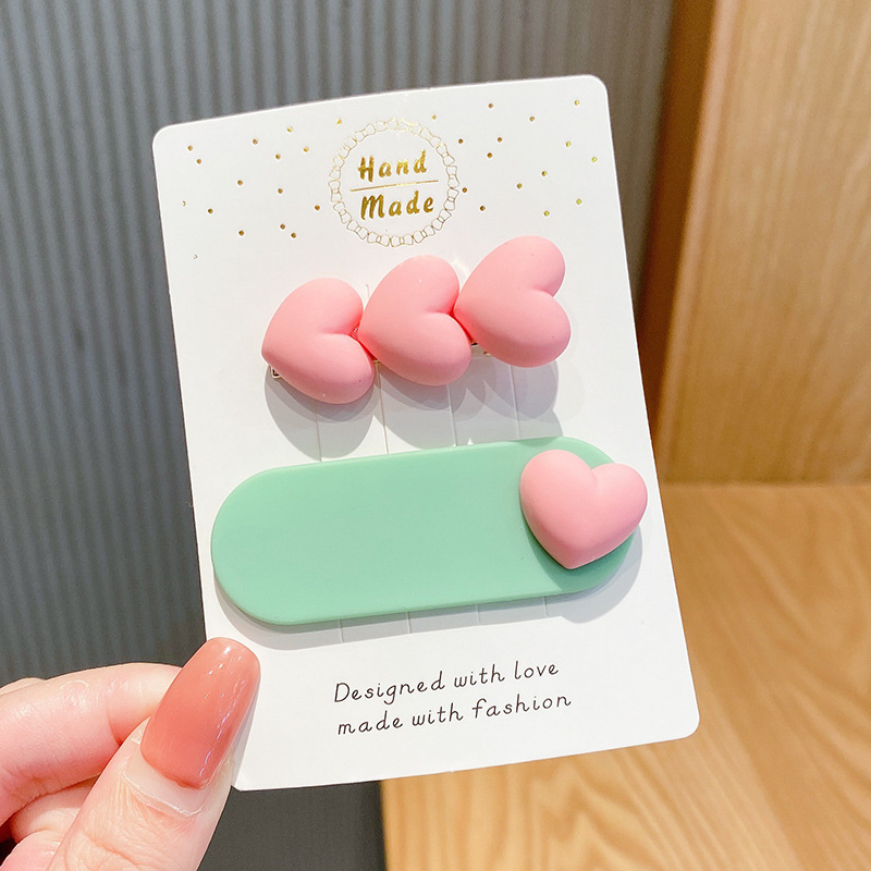 Horquilla rosa, horquilla para niñas y niños, clip de pico de pato para bebé, clip de flequillo lateral, clip lateral para niña linda, tocado