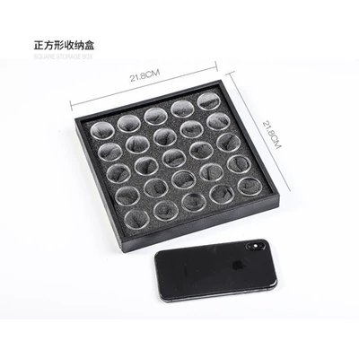 Nail jewelry tools 25 grid/50 grid nail jewelry diamond jewelry storage box nail alloy storage tool supplies (Dırnaq bəzəkləri) - 25-grid