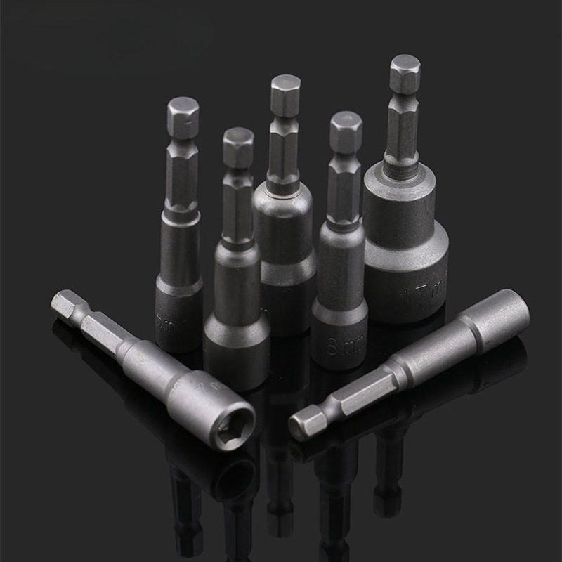 电动扳手套筒外内六角强磁性加深批头气动手电钻风炮螺丝刀风批套