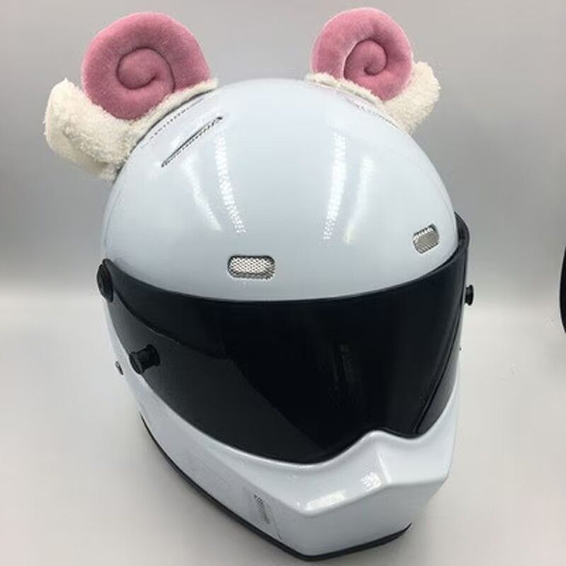 Auto Parts and Accessories, Motuoche Helmet Detachable - pink-sheep-ears