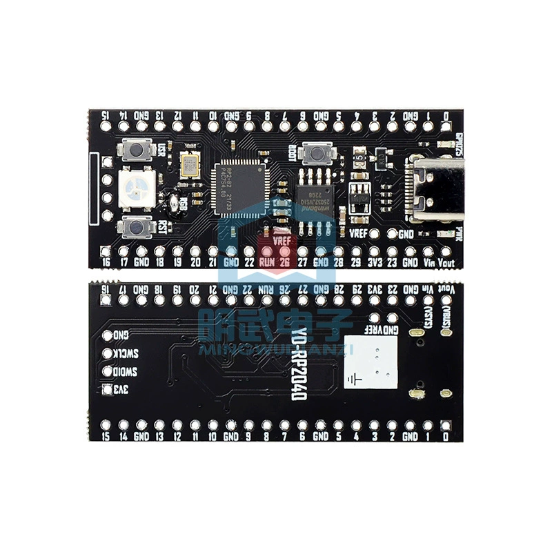 Ядро‑плата RP2040 (Rasalbell) — совместима с Raspberry Pi Pico, MicroPython, 4/16 МБ флеш
