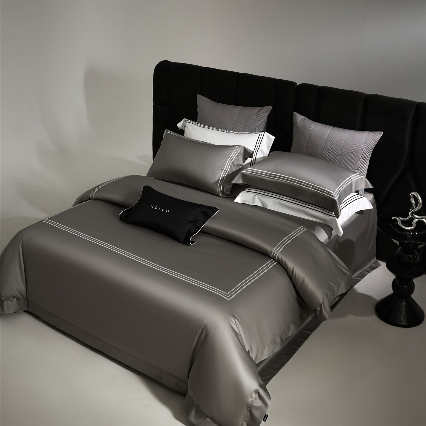 Five-Star Hotel Style Dongdixing Cotton Brocade High-End Bedding Avatian Xinjiang Long-Staple Cotton Four-Piece Set He Hui