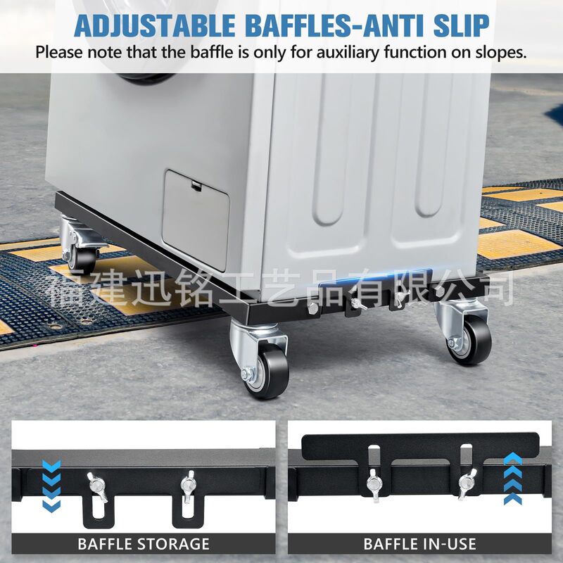Metal Heavy-Duty Thickened Cargo Special Bracket with Brake, Large Equipment Mobile Frame with Iron Sheet Reinforced Frame Metal Heavy-Duty Thickened Cargo Special Bracket with Brake, Large Equipment Mobile Frame with Iron Sheet Reinforced Frame