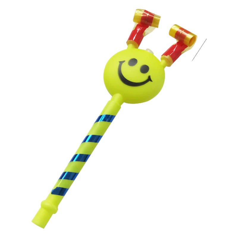 Средний смайлик Дракон дует детская игрушка Рог очки свисток дует детский сад Вечеринка активность реквизит подарок