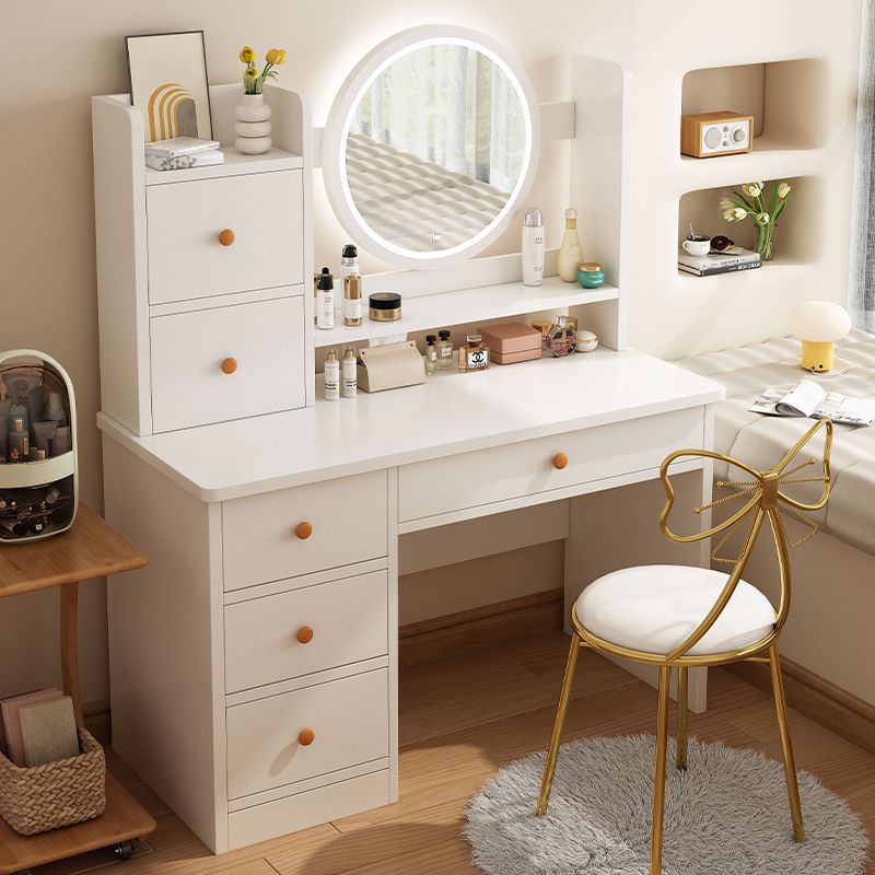 Tocador de red simple, gabinete de almacenamiento, tocador integrado, dormitorio, mesa de maquillaje pequeña, gabinete de tocador pequeño al por mayor