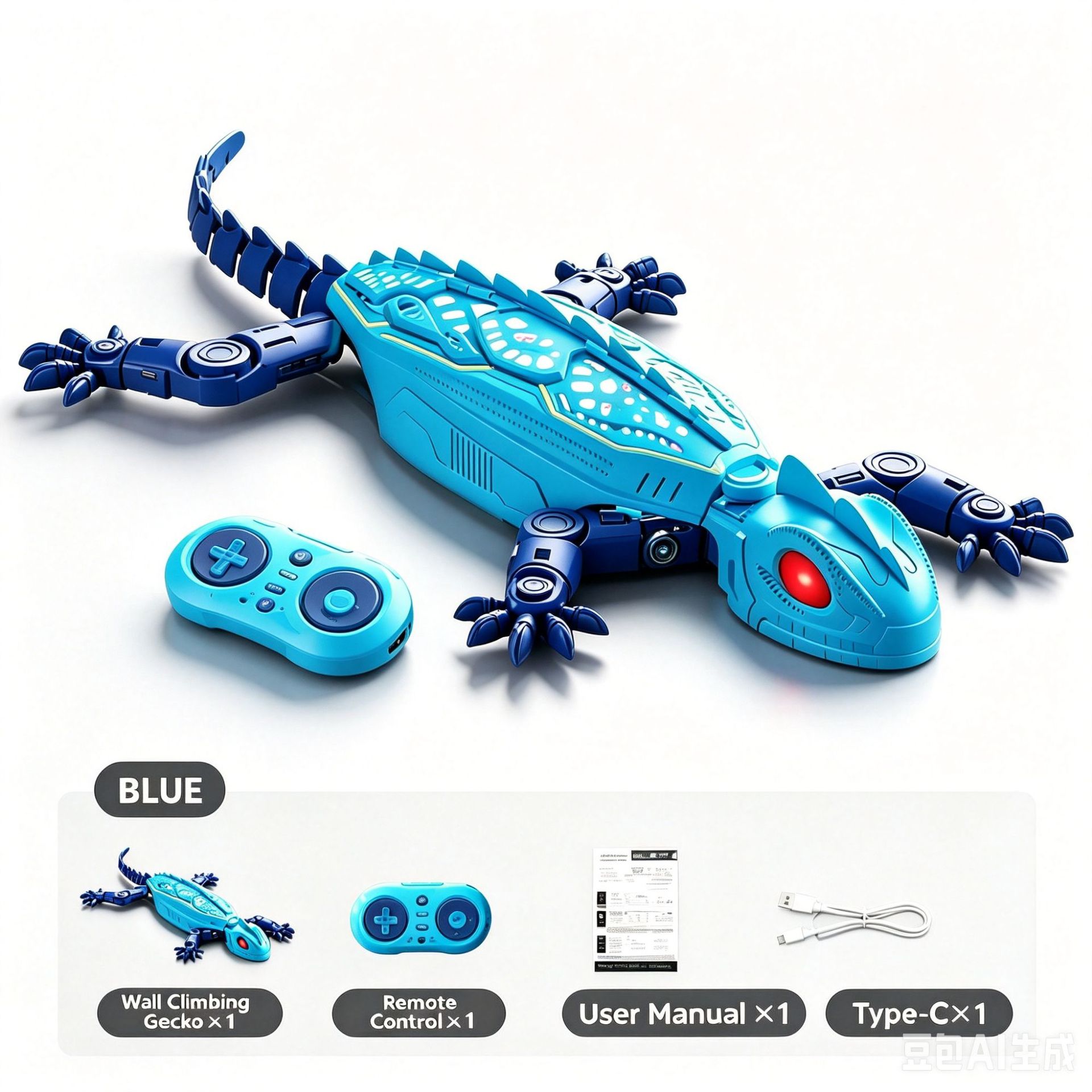 Cross-border Wall-climbing Gecko 2.4g Remote Control Wall-climbing...