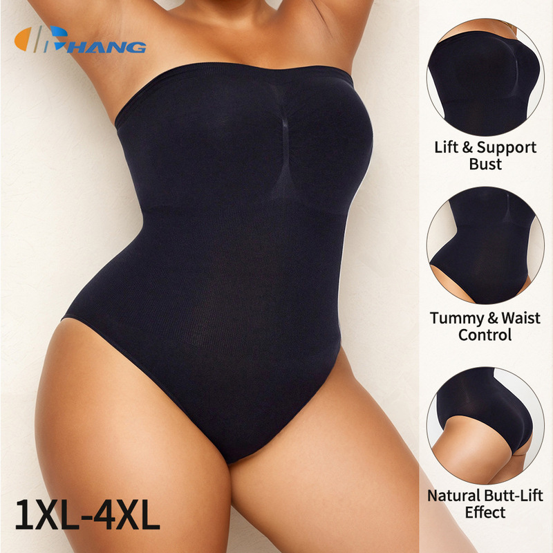 4XL Seamless Plus-Size Shapewear Strapless Tummy Control Waist Shaping Tight-Fitting Underwear for Women Cross-Border Customization 4XL Seamless Plus-Size Shapewear Strapless Tummy Control Waist Shaping Tight-Fitting Underwear for Women Cross-Border Customization