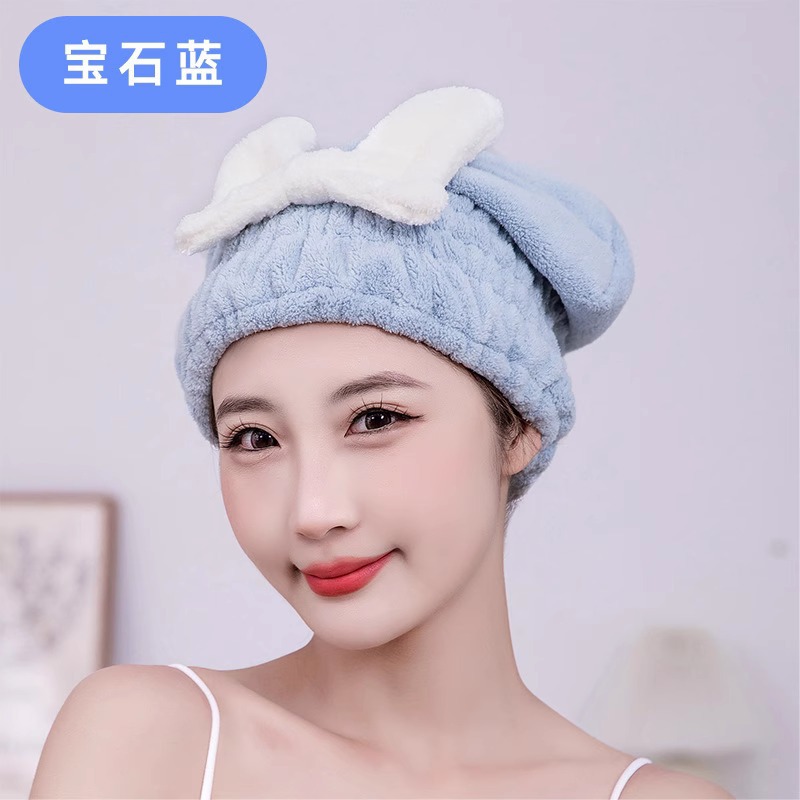 2025 nuevo sombrero de baño de mujer arco sombrero de cabello seco bolsas de cabello toallas de cabello seco súper absorción rápida toallas de cabello seco toallas