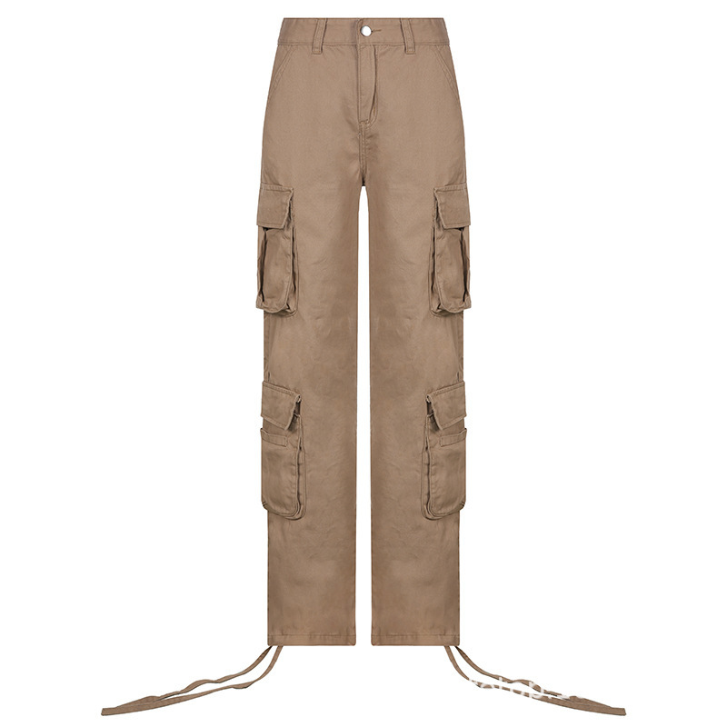 American Street overol verano de las mujeres 2022 transfronteriza europea y americana Vibe estilo nuevo funcional sueltos pantalones casuales mujeres