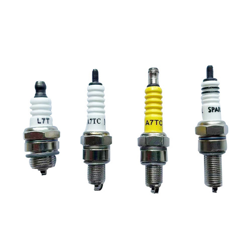 Gasoline saws, lawn mowers, cutting machines, spark plugs L7T, motorcycle spark plugs A7TC, wholesale of garden machinery parts