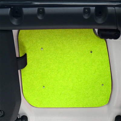 Sound Insulation, Thickeneding and No — Car roof lining - emerald-green