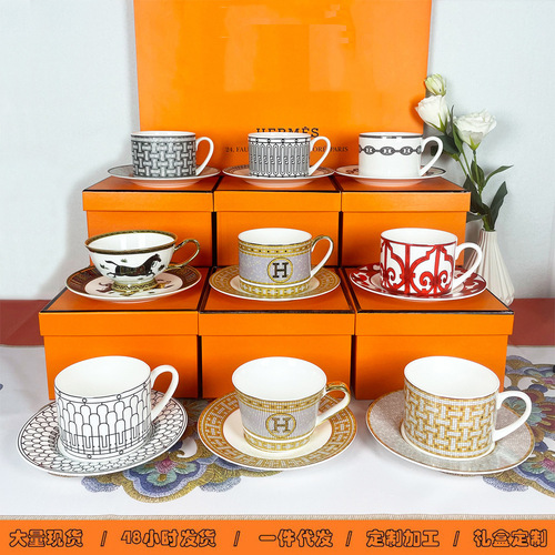 Elegant European Court Retro Coffee Cup and Saucer Set Afternoon Tea Couple Bestie Matching Cups Single Cup Saucer Tea Room Cafe