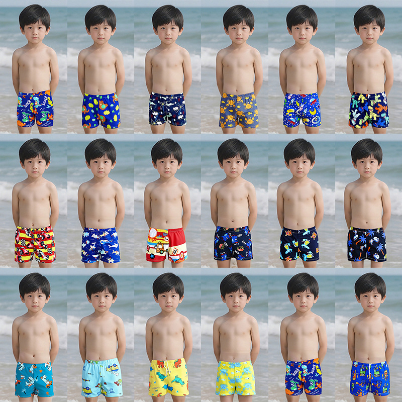 Children's Swimwear Boys' Cartoon Digital Print Swimming Trunks Summer Boys Children's Quick-Dry Beach Trousers Boats Children's Swimwear Boys' Cartoon Digital Print Swimming Trunks Summer Boys Children's Quick-Dry Beach Trousers Boats