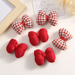 Bow jewelry accessories mobile phone case accessories headwear clothing brooch bow children's handmade diy decorations