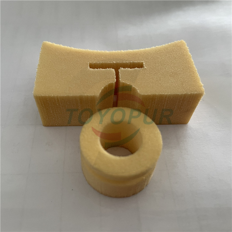 CLLA PUR弹性体微孔发泡零件 CLLA NDI 微孔摩擦块 汽车减震缓冲