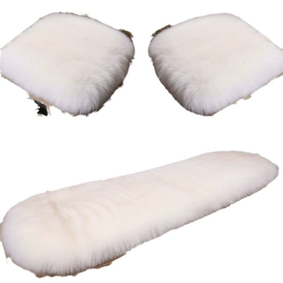 Square Cushion, Fur Integrated, Wool pad