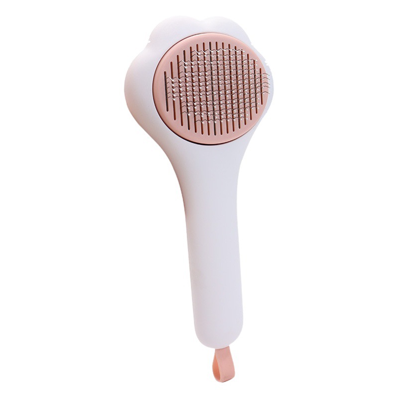 Pet aguja peine perro depilación artefacto depilación automática pelo flotante auto-limpieza peine gato peine cepillo suministros al por mayor