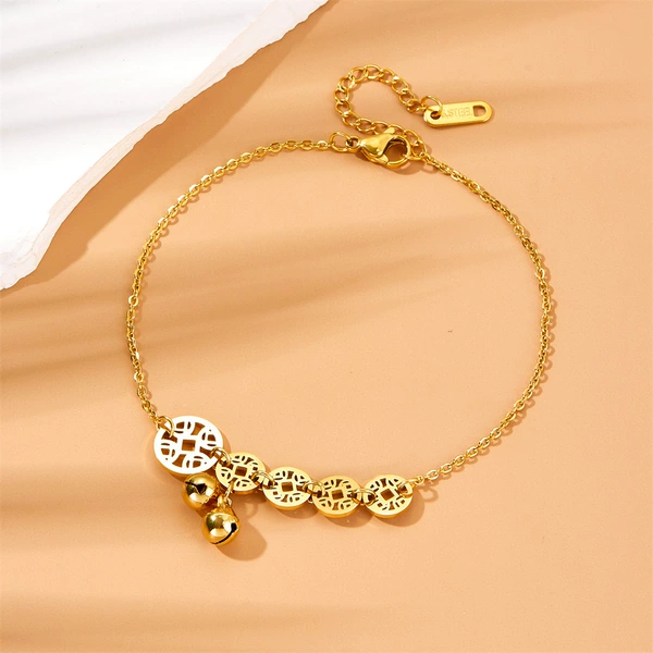 Copper small bell, ankle bracelet