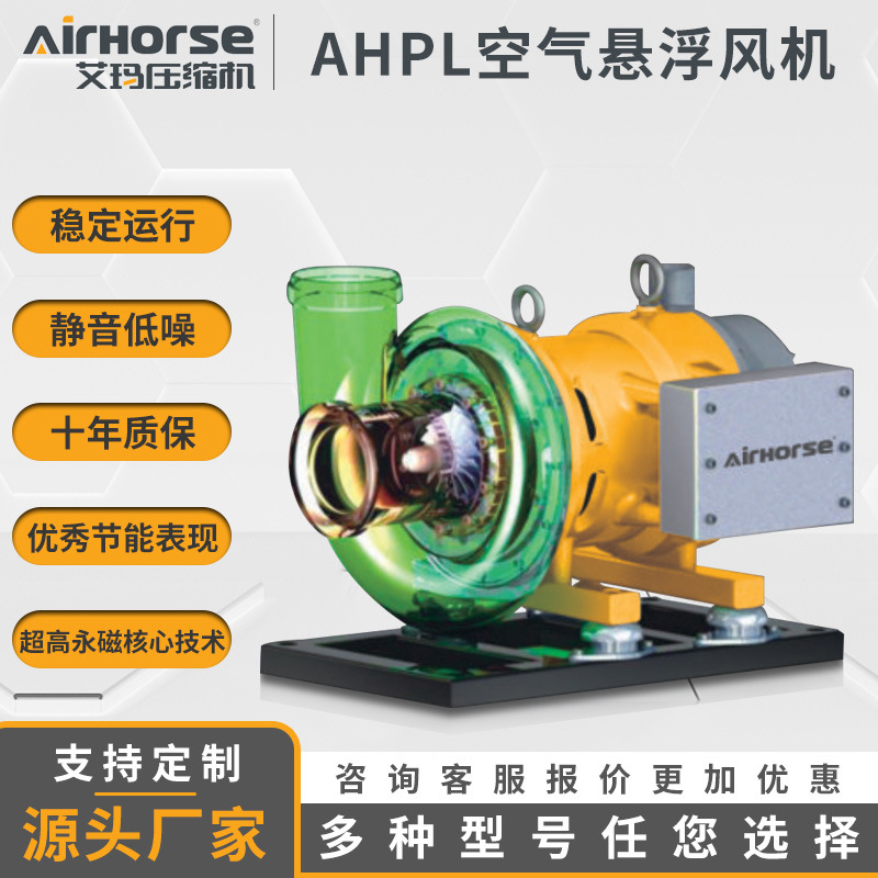 螺杆磁悬浮鼓风机永磁电机排气扇曝气风机空气悬浮离心风机厂家