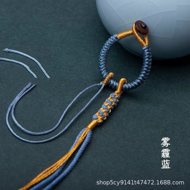 爆款2025金刚结流苏挂件 流苏钥匙扣 半成品手工编织配件批发挂件|undefined