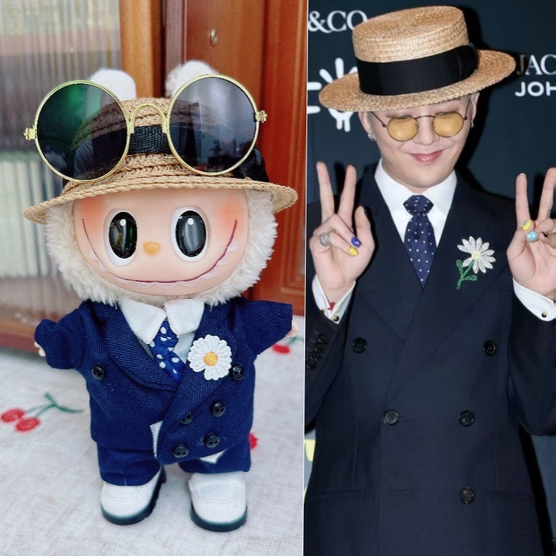 GD 同じスタイル クォンジロン ラブブ ラブブ ベビー服セット 第一世代、第二世代、第三世代 ペンダント ぬいぐるみ 人形服|undefined