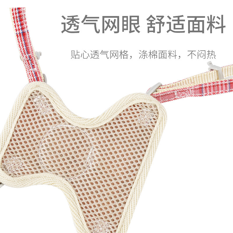 Fabricantes al por mayor explosión de tela de algodón de dibujos animados, cinturón de pecho de gato, cuerda de tracción de gato, cuerda de tracción de gato para caminar