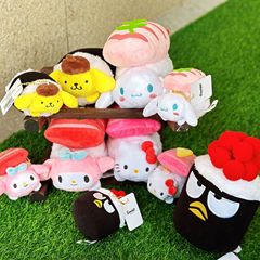 サンリオサンリオの新型日系食べ物寿司シリーズのぬいぐるみの可愛いキャラクターのキーホルダー