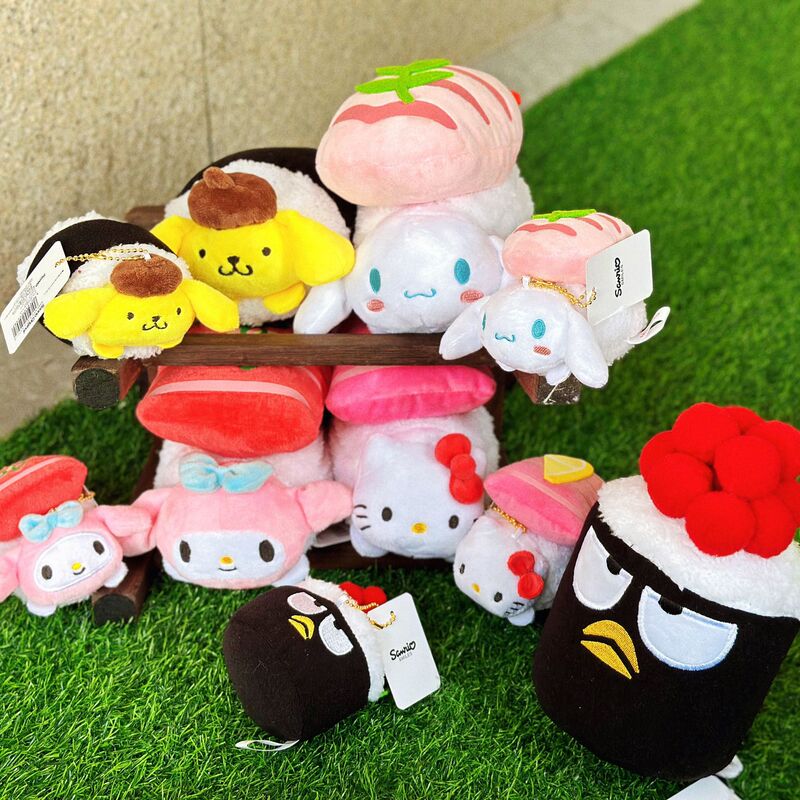 Sanrio Sanrio New Japanese Food Sushi Series Plush Doll Cute Cartoon Pendant Keychain