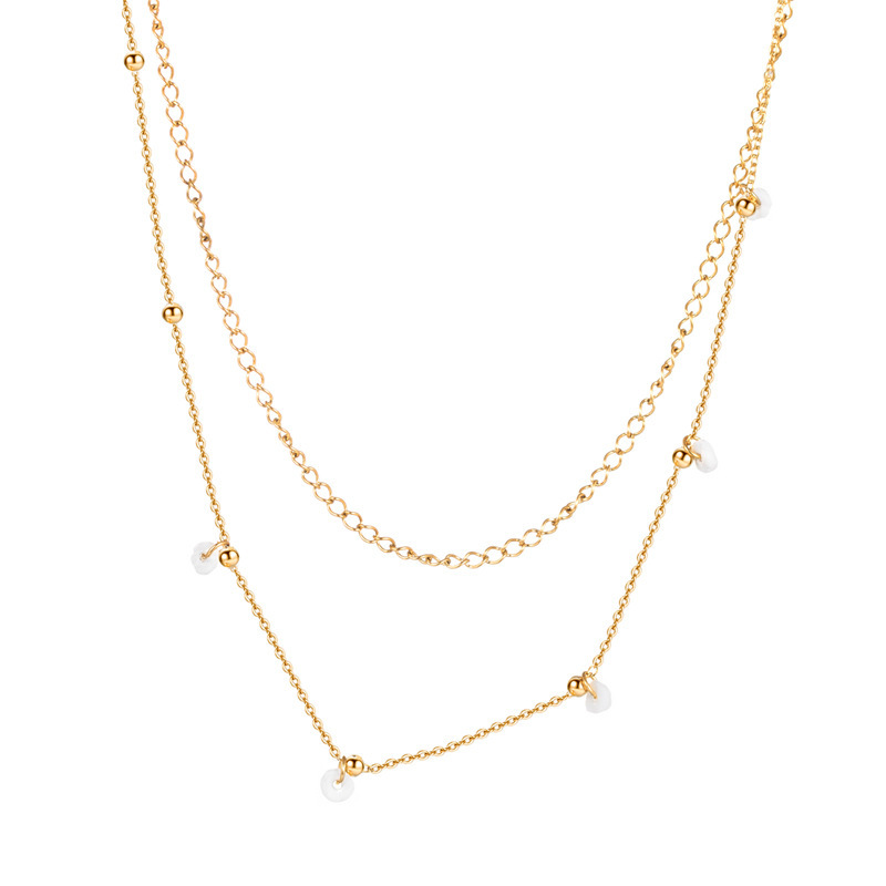 Oferta especial experiencia europea y americana joyería de acero titanio vacío galvanoplastia no decoloración no alérgica joyería pendientes collar fábrica al por mayor