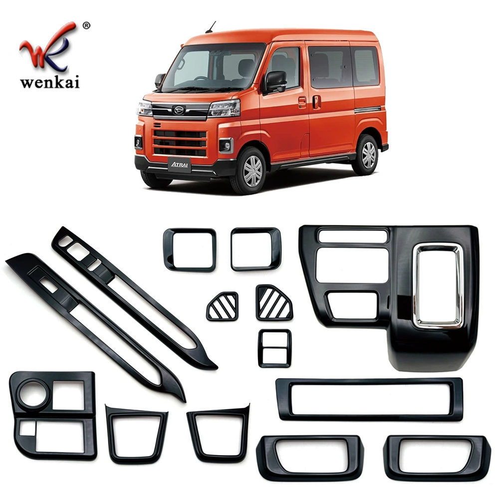 Подходит для 22 Daihatsu ATRAI, рамка для шестерни, рамка для выхода воздуха, рамка для чашки с водой, стеклянная панель переключателя, внутренняя нашивка